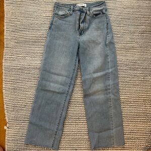Just Black Light Blue Straight Leg Jeans